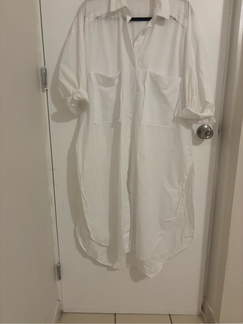 Zara White Collared Shirt